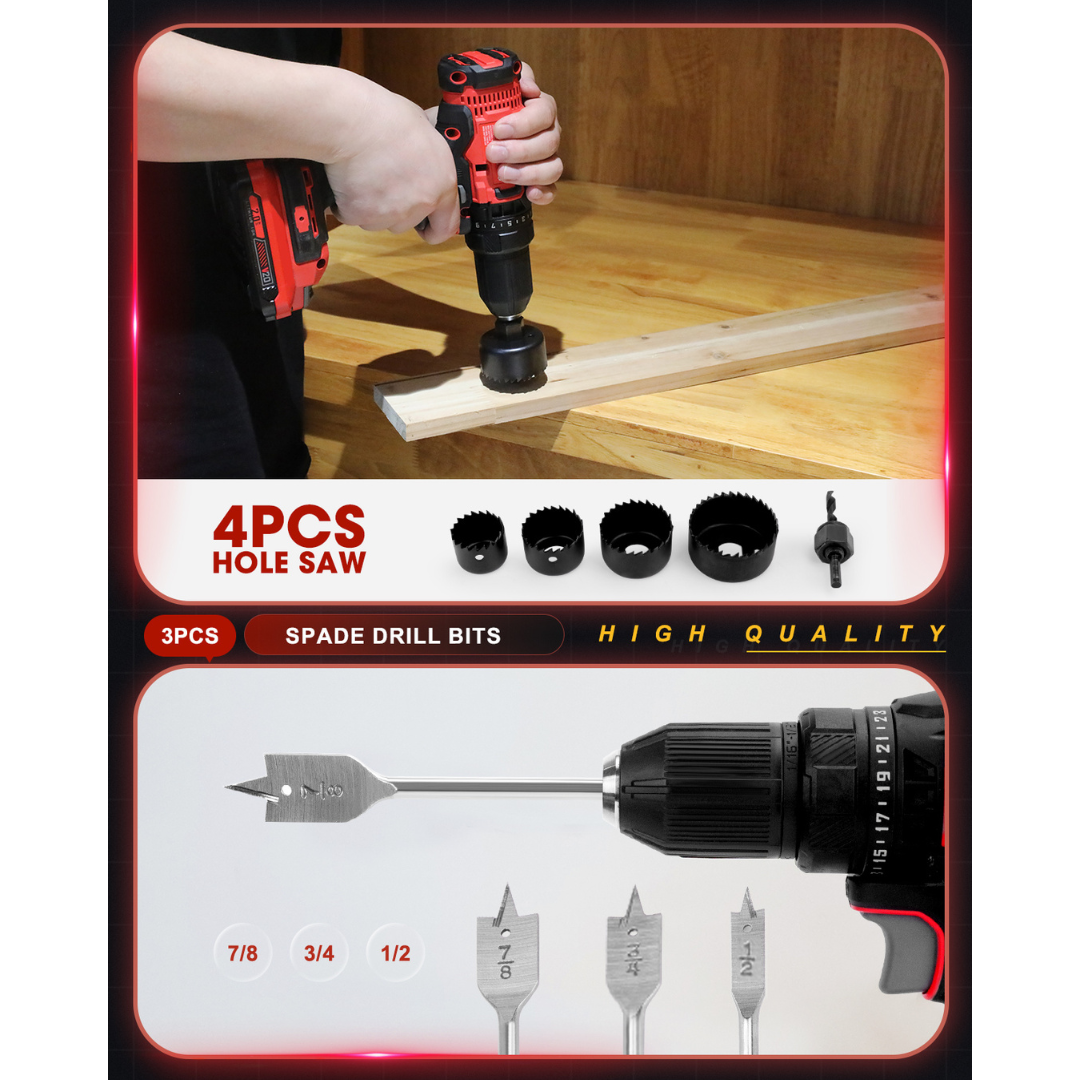 KingTool 418 PCS Drill Bit Set with Storage Case