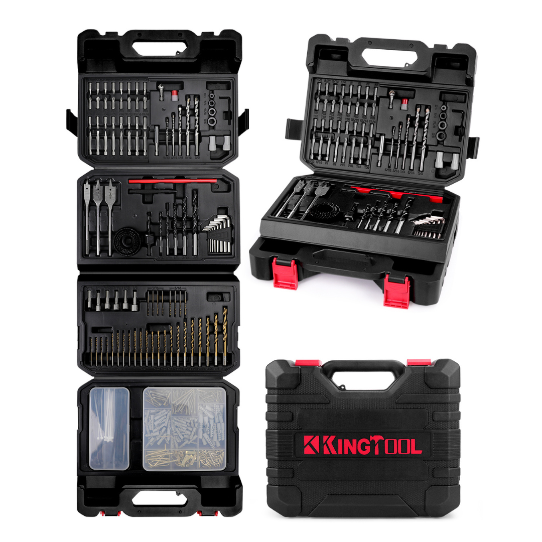 KingTool 418 PCS Drill Bit Set with Storage Case