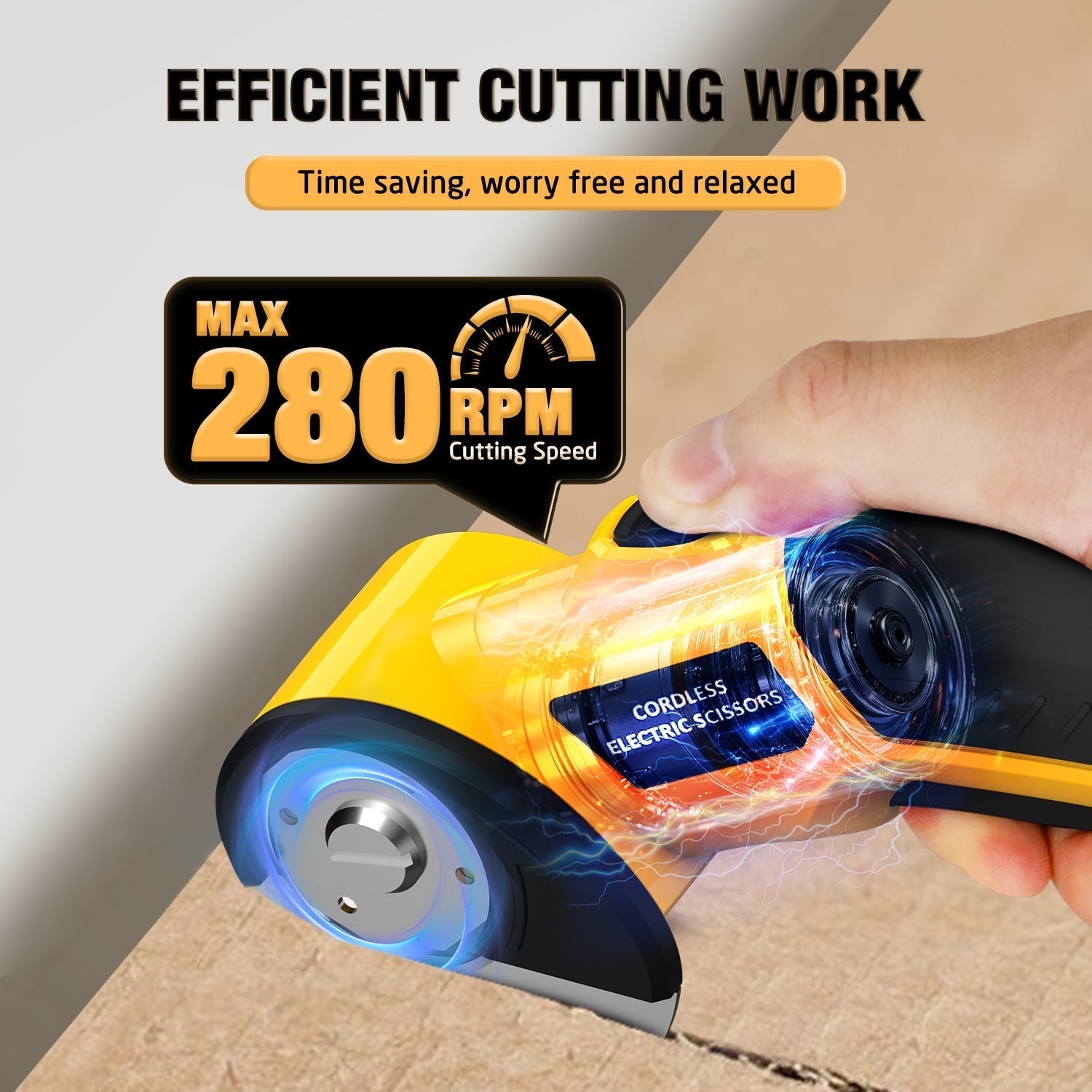 KingTool Cordless Cutter - Lightweight & USB Charging