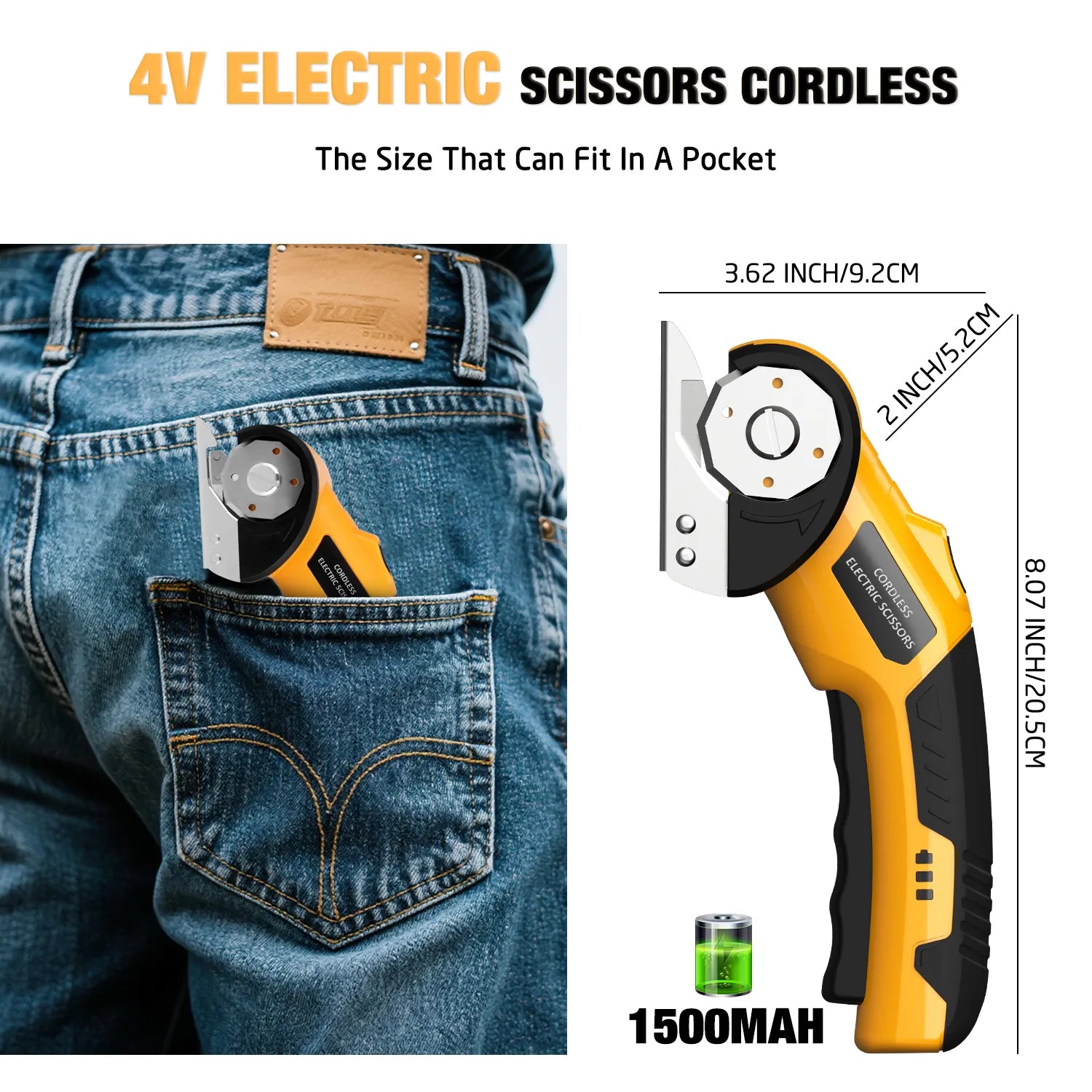 KingTool Cordless Cutter - Lightweight & USB Charging